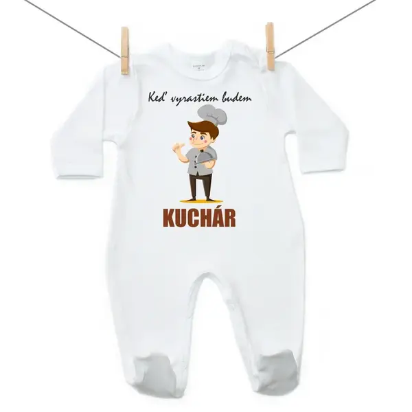 Boodyy Overal Keď vyrastiem budem kuchár 92 (18-24 mesiacov)