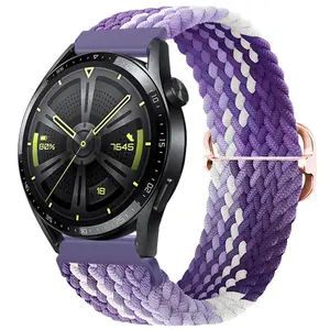 BStrap Elastic Nylon remienok na Samsung Galaxy Watch 42mm, grape