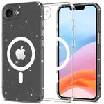 Tech-Protect Flexair MagSafe, iPhone 16e / 17e, glitter clear