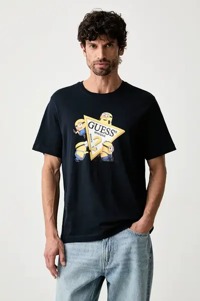 Guess Jeans tričko pánské bavlněné