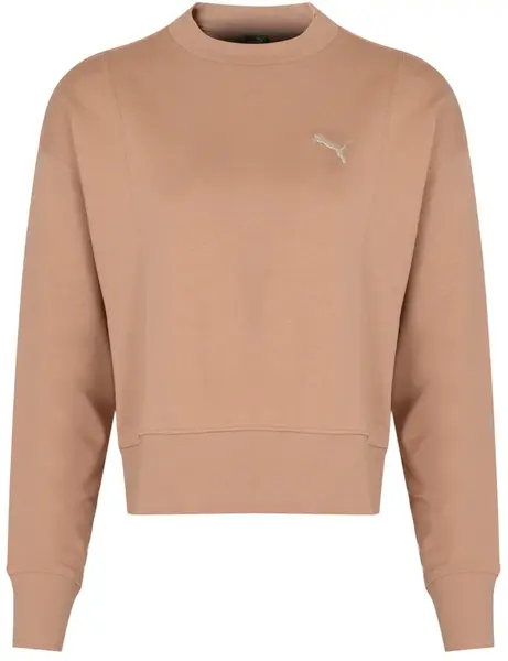 PUMA Mikina HER Crew Dusty Tan