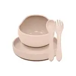 Set jedálenský silikónový TAKE&MATCH 3 ks Desert Sand 6m+
