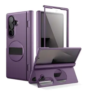 Suritch 360° Kickstand obal Samsung Galaxy Z Fold 7, fialový