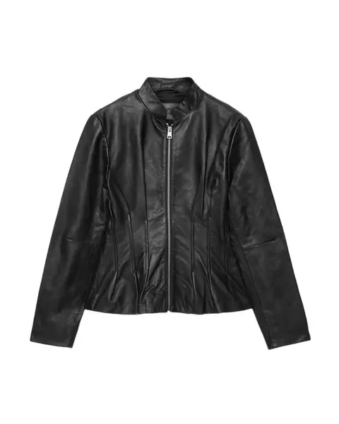 AllSaints Prechodná bunda  čierna