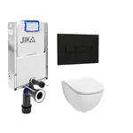 Závesný WC set do ľahkých stien / predstenová Jika Mio-N KMPLOBYCS