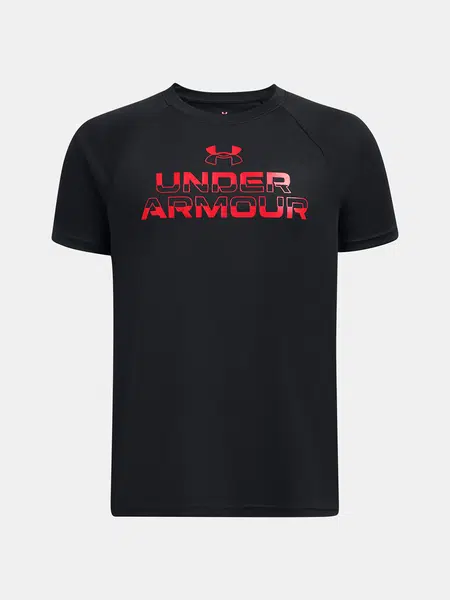 Under Armour Chlapecké tričko UA Tech Split Wordmark SS - Kluci