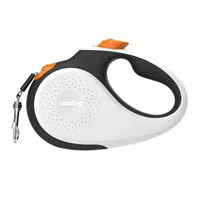 Reedog Senza Premium samonavíjecí vodítko L  50kg / 5m páska / bílé s oranžovou