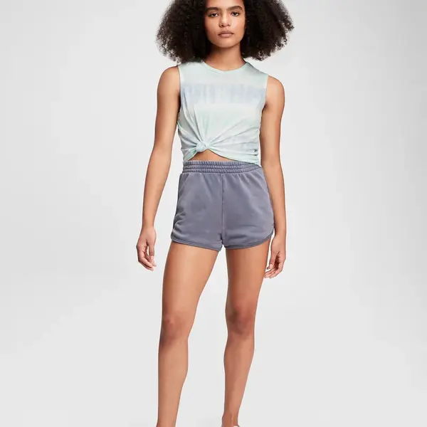 GAP Dětské šorty high rise dolphin shorts - Holky