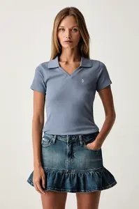 Guess Jeans polo dámské bavlněné s elastanem