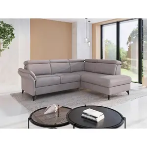 Sit & More ROHOVÁ SEDAČKA, textil, barvy stříbra