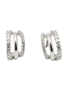 Swarovski Náušnice  strieborná