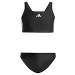 ADIDAS PERFORMANCE Športové plavky '3-Stripes V-Back Bikini'  čierna / biela