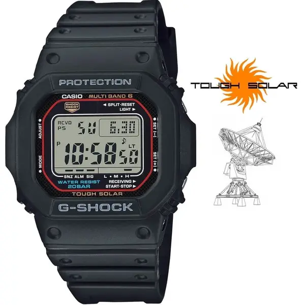 Casio G-Shock Original Solar Rádiovo riadené GW-M5610U-1ER (660)