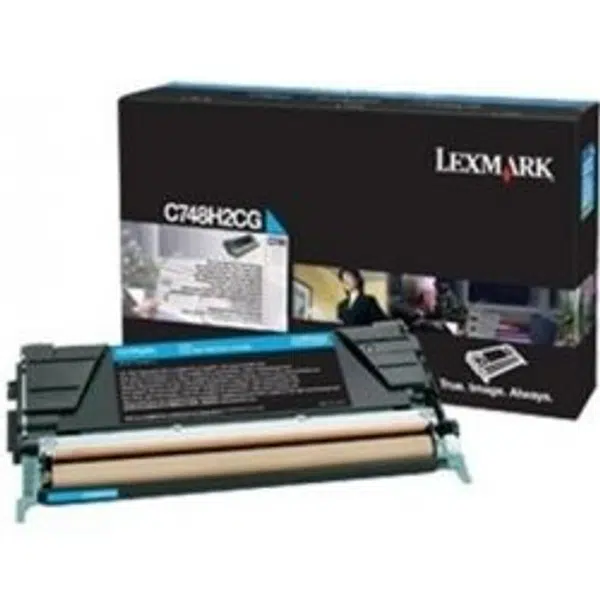 Lexmark C748H2CG azurový (cyan) originální toner