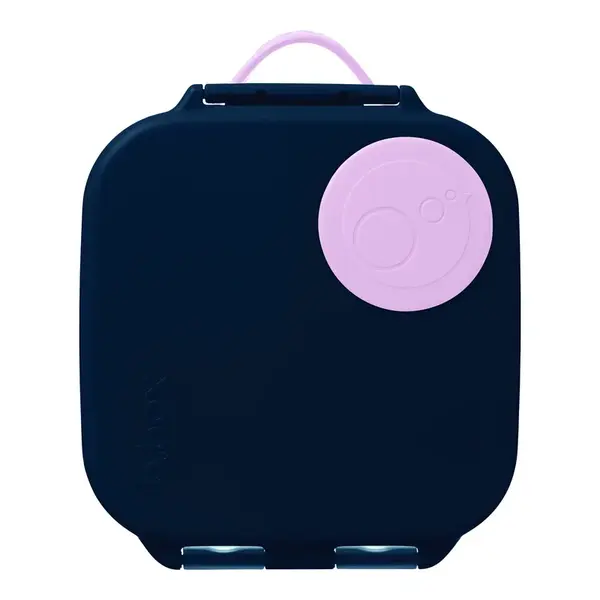 Desiatový box stredný - indigo/růžový