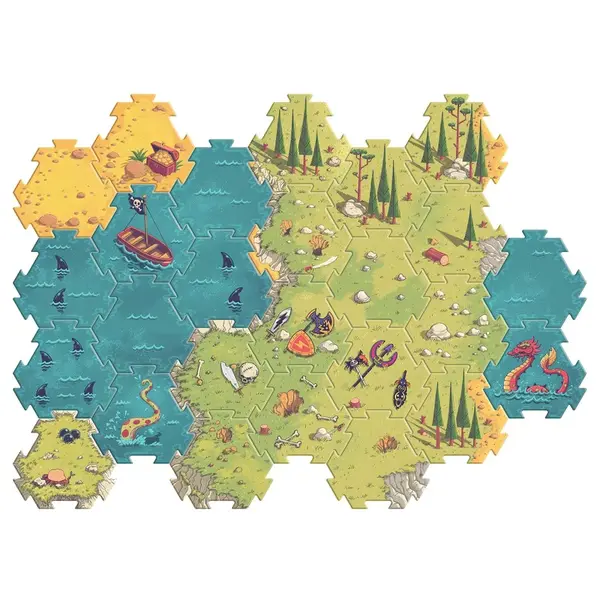 Arty Toys - Veľké puzzle - Bitka - 30 ks