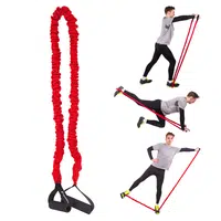Gumový posilovač inSPORTline Morpo Heavy 130x1,1 cm / 3,8 kg červený