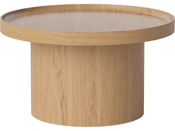 Konferenční stolek Plateau Ø61 cm, střední, více variant - Bolia Varianta: lakovaný dub