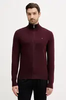 Kardigan s příměsí kašmíru Tommy Hilfiger šedá barva