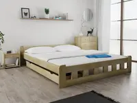 Postel Naomi zvýšená 180 x 200 cm, borovice Rošt: S laťkovým roštem, Matrace: Matrace Coco Maxi 20 cm