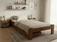 Posteľ Ada 80 x 200 cm, dub Rošt: S lamelovým roštom, Matrac: Matrac COCO MAXI 20 cm