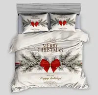 3D Bavlnené obliečky WISH YOU HAPPY HOLIDAYS krémové, 100% bavlna Rozmer obliečky: 70 x 90 cm | 140 x 200 cm