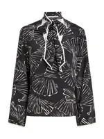 Karl Lagerfeld Blúzka  čierna / biela