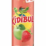 Kidibul Dětský šumivý nápoj 99% Jablko a jahoda 250 ml