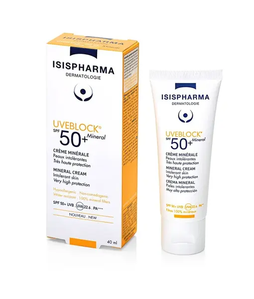 ISISPHARMA UVEBLOCK Mineral Cream SPF50+ 40 ml
