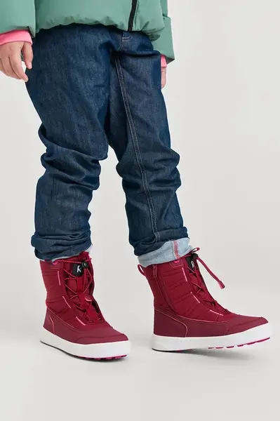 Dětské sněhule Reima Hankinen vínová barva, 5400031A