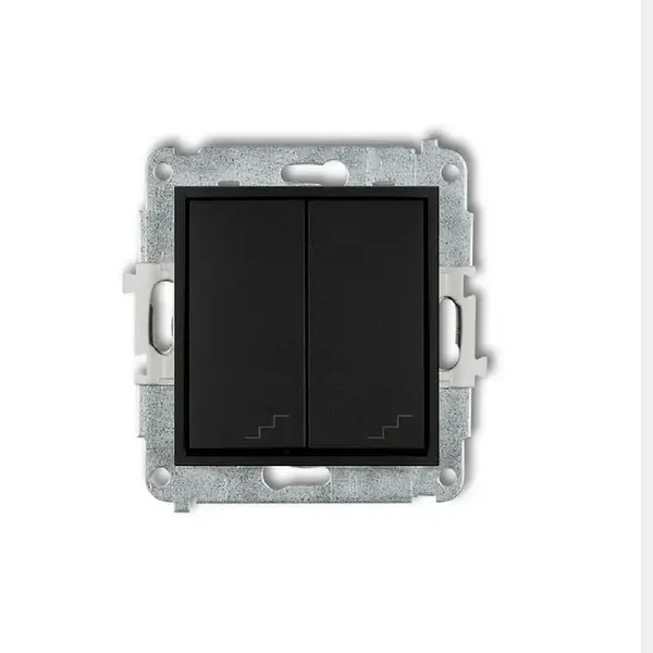 12MWP-33 Schodiskový konektor dvojitá čierna