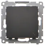 Schodiskový vypínač Simon54 Čierna