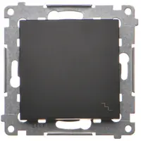 Schodiskový vypínač Simon54 Čierna