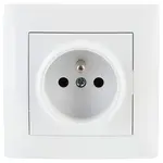 Zásuvka jednoduchá WESA biela