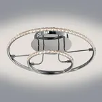 Stropné svietidlo Adel Plafon 40 36w Led Chróm 3000k