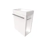 Skříňka s umyvadlem Mari 40 bílý