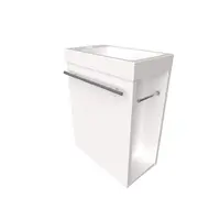 Skříňka s umyvadlem Mari 40 bílý