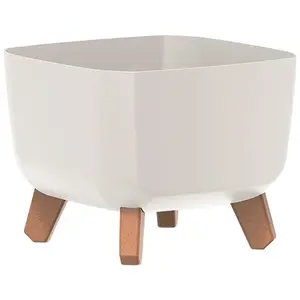 Květináč Gracia Square 24 cm bílý DGQL240-S449