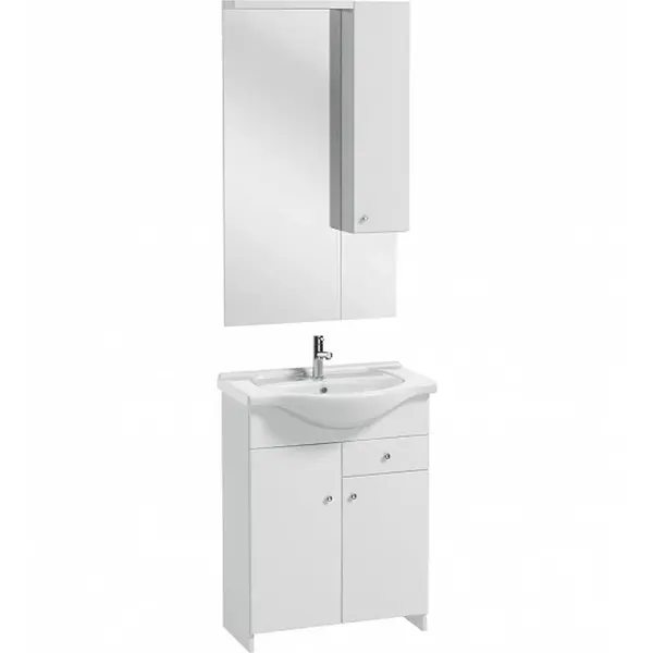 Skříňka s umyvadlem Bratislava 65 bílý