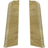 Ukončenie ľavé + pravé k podlahovej lište SG75 – J5 Dub macchiato – 1+1 ks