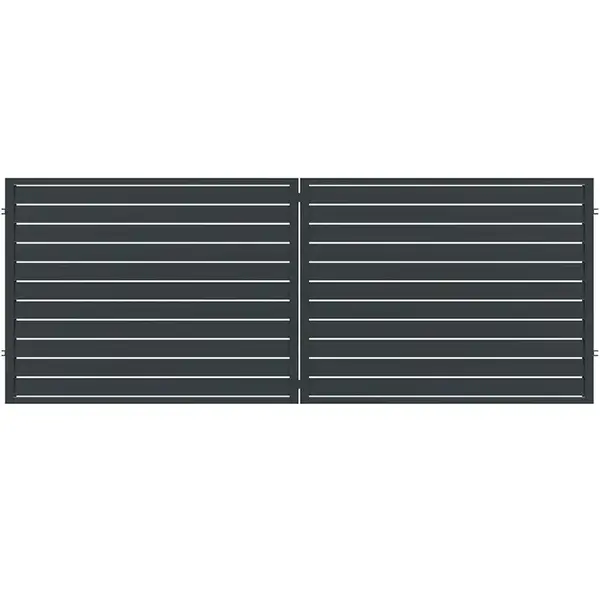 BRÁNA SALERNO 400x150 ZN RAL 7024 MAT