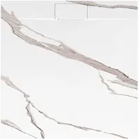 Sprchová vanička čtvercová Bazalt 90x90x2,5 Rea K7002