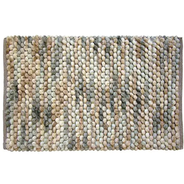 Kúpeľňový koberček Mosaic 50x80 cm, béžovo sivá