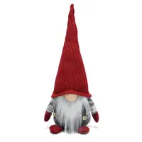 Škriatok červeno-sivý 39 cm 103hy259268-15