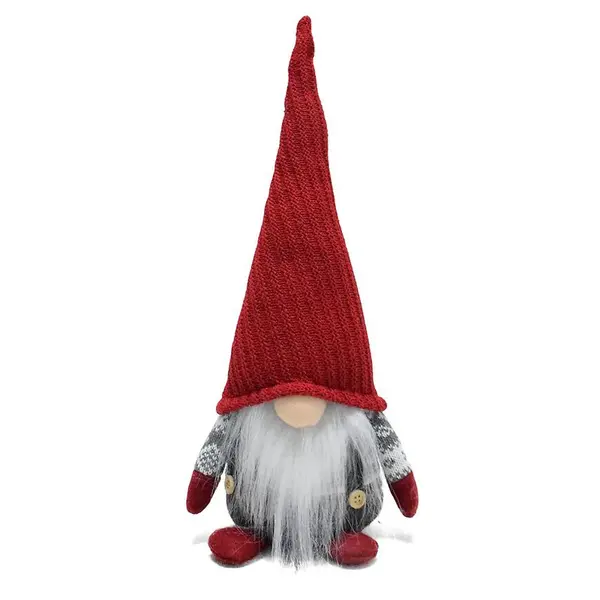 Škriatok červeno-sivý 39 cm 103hy259268-15