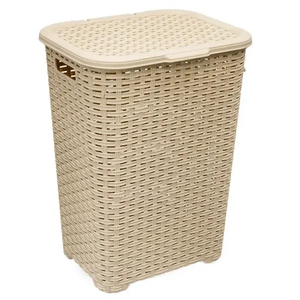 Kôš na bielizeň Katex 60 l rattan /béžový/