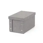 Skladací košík s patentkami v šedej farbe