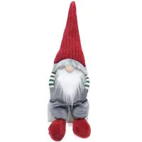 Škriatok červený/šedý 25x20x86 cm