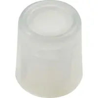 Doraz dverí 27x30mm Bezfarebný s prekrytím