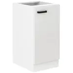 Kuchyňská skříňka MIA bílý lesk/bílá 40d 1f bb